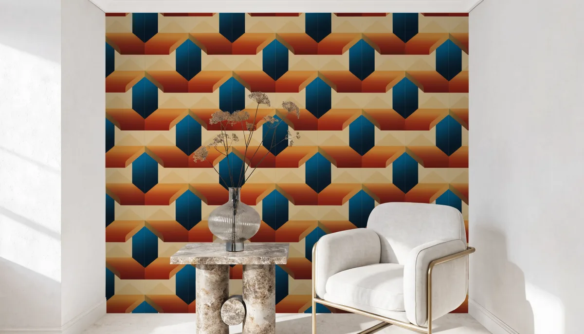 Retro Wallpaper: The Choice Of Pattern Is A Space Game Changer