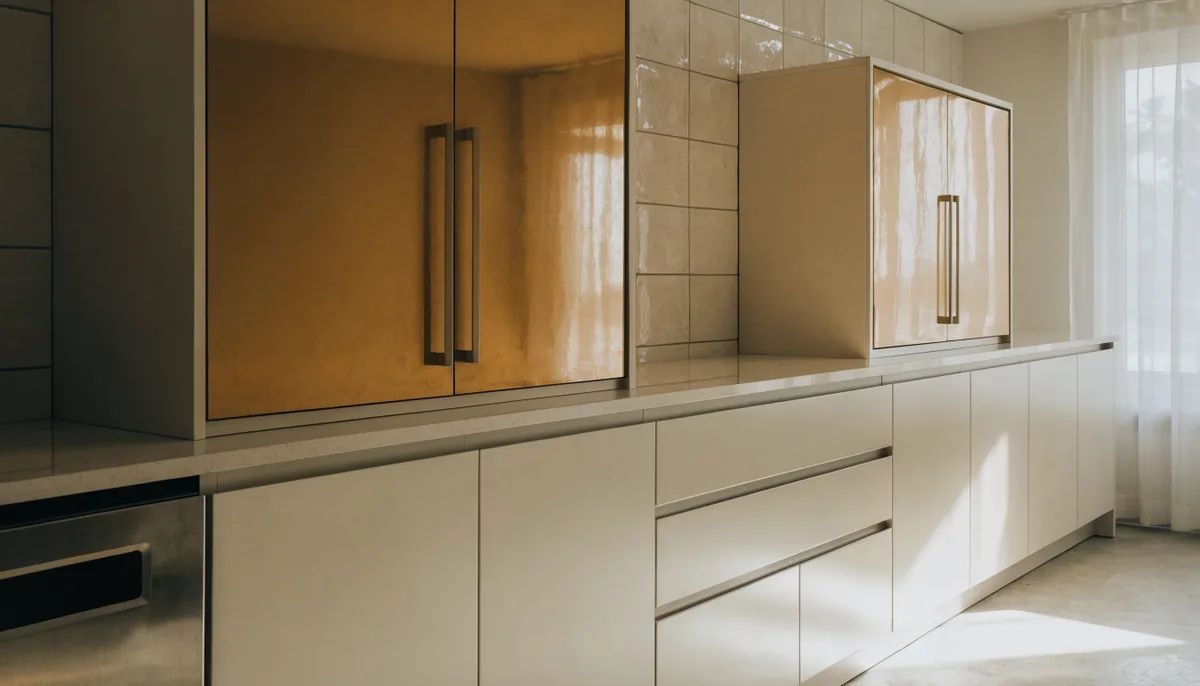 Visual Consistency by Bringing in Lovely Kitchen Cabinets